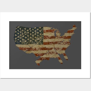 American Flag Posters and Art